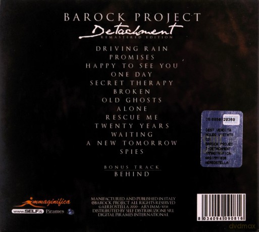 Barock Project: Detachment [CD]