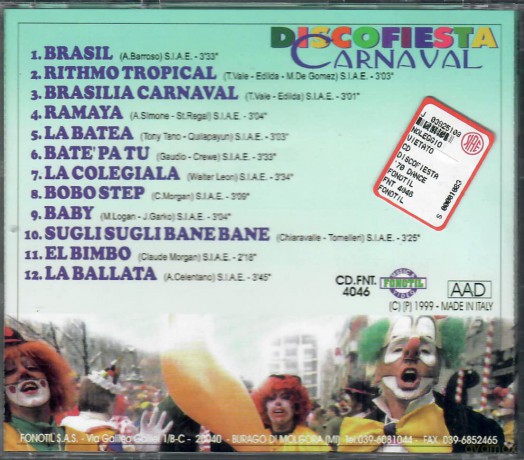 Discofiesta Carnaval Cofanetto (3) [CD]
