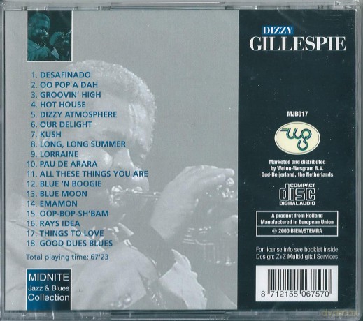 Dizzy Gillespie: Dizzy Atmosphere [CD]