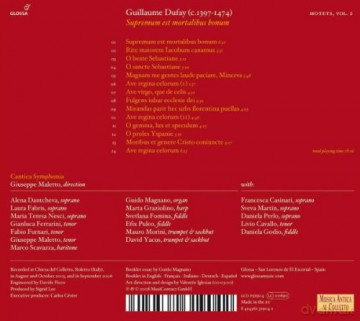 G. Dufay: Dufay - Motets, Vol 2 [CD]