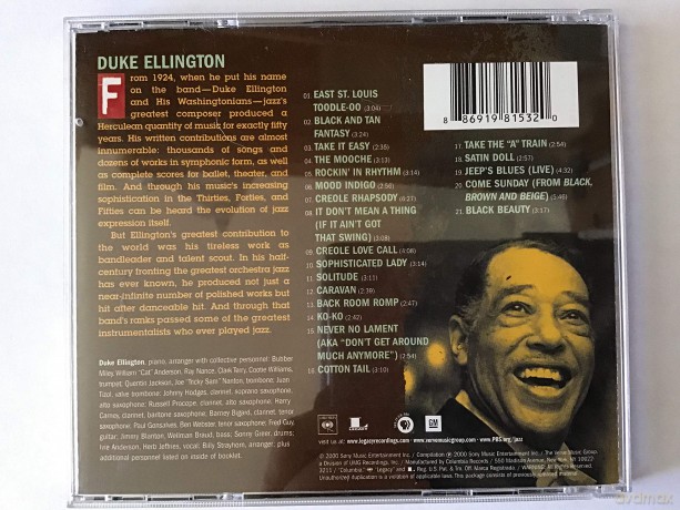 Duke Ellington: Duke Ellington - Ken Burns Jazz [CD]