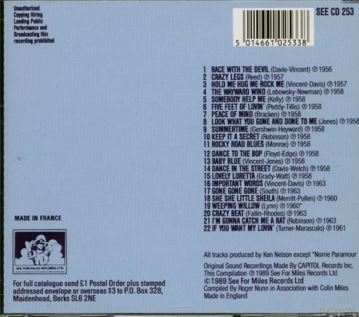 Gene Vincent: E.P.Collection [CD]