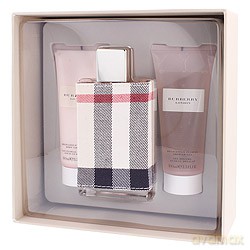 Burberry London For Women Zestaw - Woda Perfumowana 100ml Spray + Balsam Do Ciała 100ml + Żel Pod Prysznic 100ml [3xKOSMETYKI]