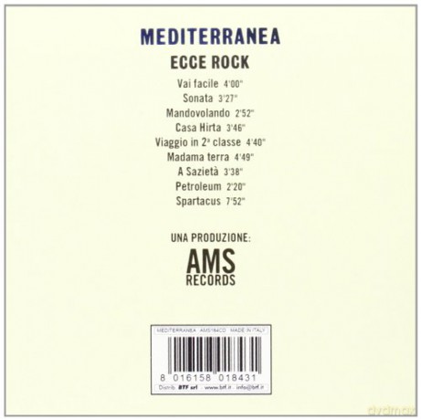 Mediterranea: Ecce Rock [CD]