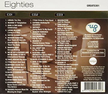 Eighties: Walking On Sunshine - Eighties Greats [3CD]