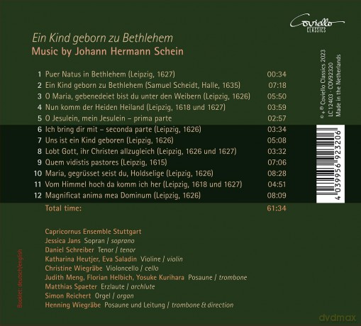 Ein Kind Geborn Zu Bethlehem [CD]