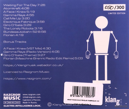 Kraftman: Electrique Fabrique [CD]