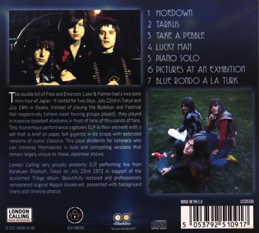 Emerson Lake & Palmer: Emerson Lake & Palmer - Live In Tokyo [CD]