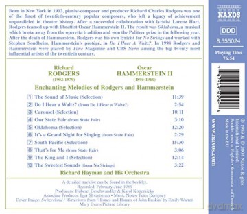 Richard Hayman And His Orchestra: Enchanting Melodies Of Rodgers And Hammerstein [CD]