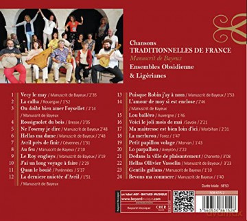Ensemble Obsidienne - Chansons Traditionnelles De France - Manuscrit De Bayeux [CD]