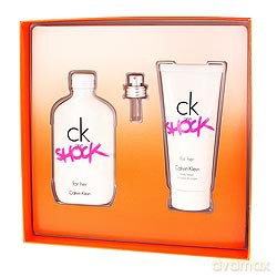 Calvin Klein Ck One Shock For Her Zestaw - Woda Toaletowa 100ml Spray + Balsam Do Ciała 100ml [2xKOSMETYKI]