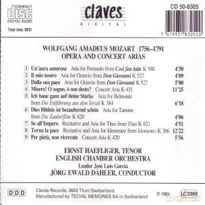 Ernst Haefliger: Ernst Haefliger Sings Mozart Arias [CD]