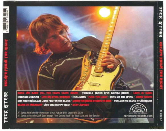 Jack Starr: Escape From The Night [CD]