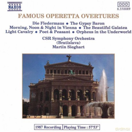 Strauss: Famous Operetta Overtures [CD]