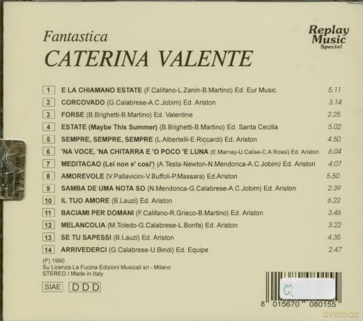 Caterina Valente: Fantastica [CD]