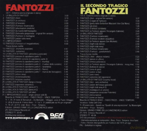 Fantozzi Il Secondo Tragico [3CD]