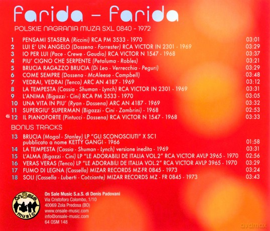 Farida: Farida [CD]