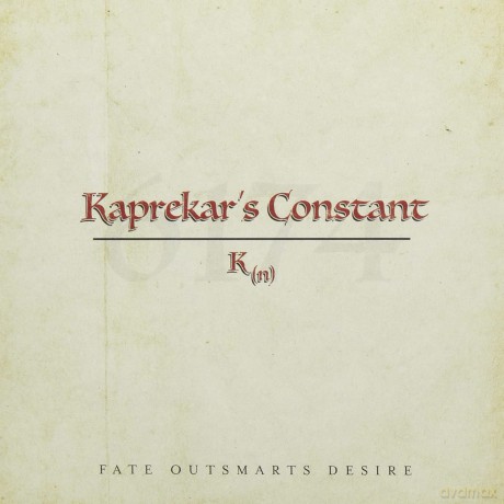 Kaprekar'S Constant: Fate Outsmarts Desire [CD]
