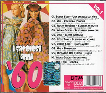 Favolosi Anni 60 E 70 (I) (4) [CD]