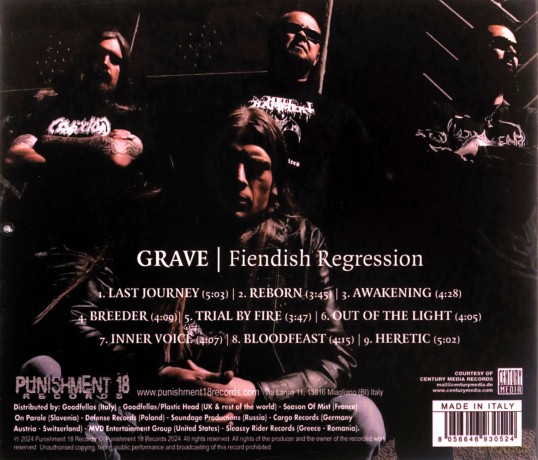 Grave: Fiendish Regression [CD]