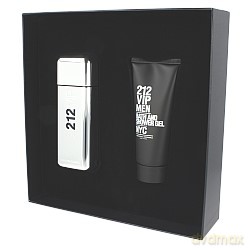 Carolina Herrera 212 Vip Men Zestaw - Woda Toaletowa 100ml Spray + Żel Pod Prysznic 100ml [2xKOSMETYKI]
