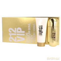 Carolina Herrera 212 Vip Zestaw - Woda Perfumowana 80ml Spray + Balsam Do Ciała 100ml [2xKOSMETYKI]