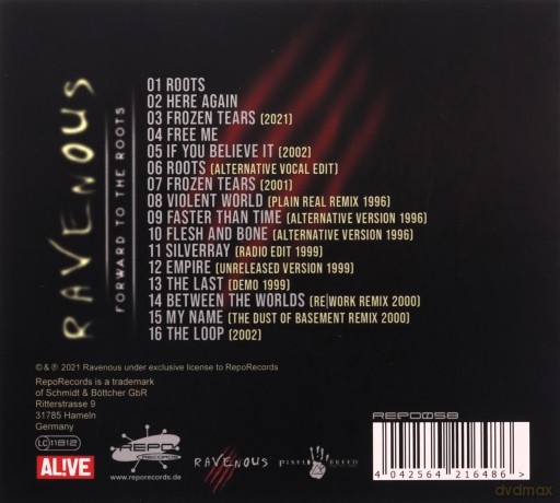 Ravenous: Forward To The Roots [CD]