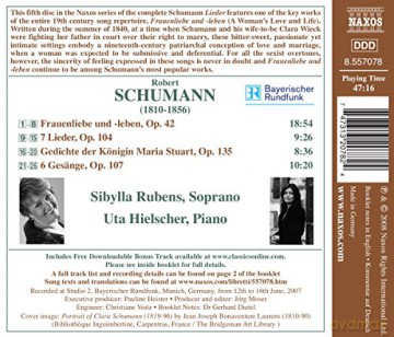 Schumann - Sibylla Rubens - Uta Hielscher: Frauenliebe Und - Leben - Gedichte Der Jonigin Maria Stuart [CD]