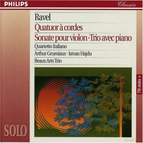 Quartetto Italiano,Grumiaux,Beaux Arts T: Ravel:String Quartet,Violin,Piano Sonata [CD]