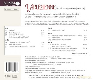 Noureddine/Donostiarra/Plasson/+: Georges Bizet - L'Arlesienne [CD]