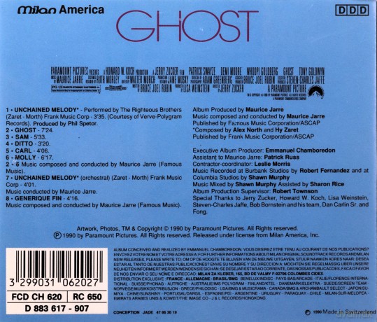 Maurice Jarre: Ghost [CD]