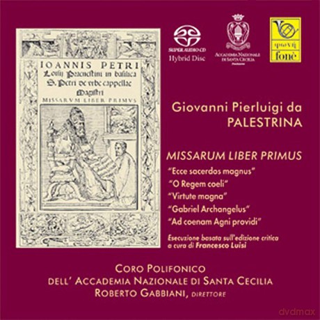 Missarum Liber Primus (5 Messen): Giovanni Pierluigi Da Palestrina (1525-1594) [CD]