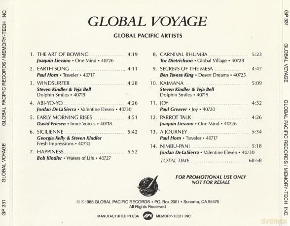 Global Voyage Sampler [CD]
