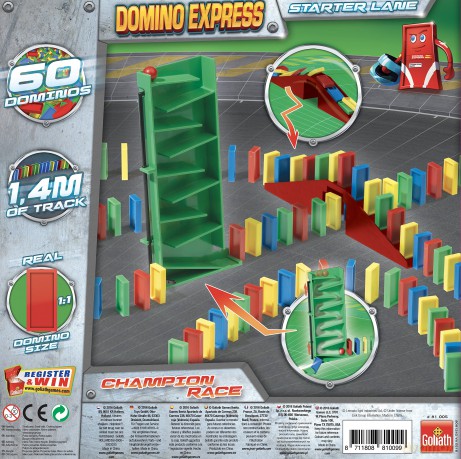 Domino: Goliath 81005 "Domino Express" Starter Lane 16 Game [CD]