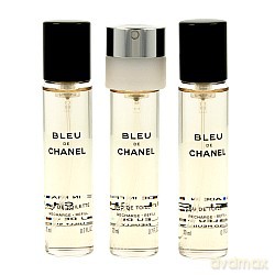 Chanel Bleu De Chanel Woda Toaletowa 3 X 20ml Spray - Refill Wkład Uzupełniający [3xPERFUMY]