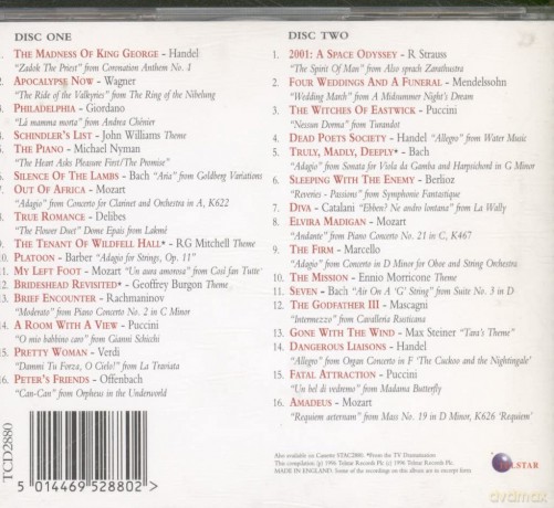 Greatest Classical Movie A [CD]