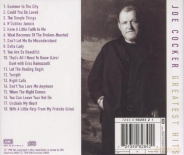 Joe Cocker: Greatest Hits [CD]