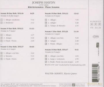 Joseph Haydn: Haydn - Piano Sonatas [CD]
