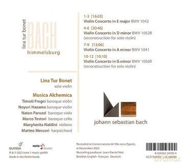 Tur Bonet Linamusica Alchemica: Himmelsburg [CD]