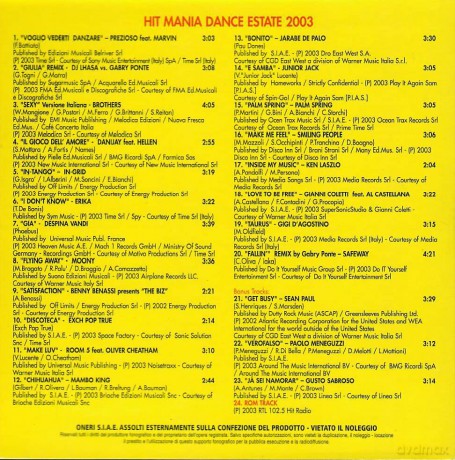 Hit Mania Dance 2003 (4) [CD]