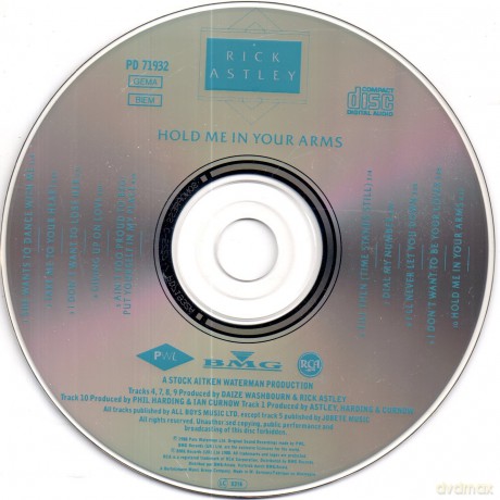 Rick Astley: Hold Me in Your Arms [CD]
