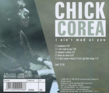 Chick Corea: I Ain't Mad At You [CD]