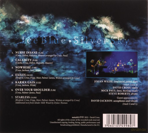 David Cross Band: Ice Blue Silver Sky [CD]