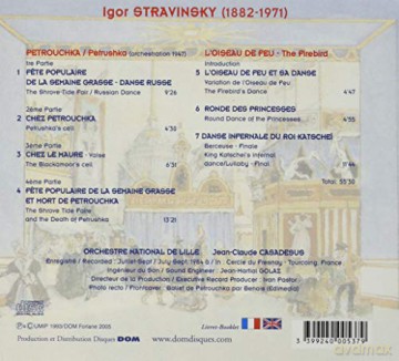 Igor Stravinsky: Igor Stravinsky - Petrouchka - L'Oiseau De Feu [CD]