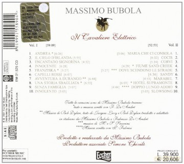 Massimo Bubola: Il Cavaliere Elettrico 1/2 [2CD]