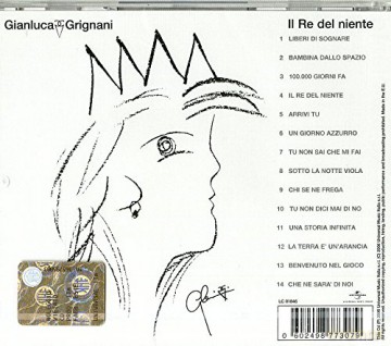 Gianluca Grignani: Il Re Del Niente [CD]