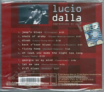 Lucio Dalla: Impressioni Di Jazz [CD]