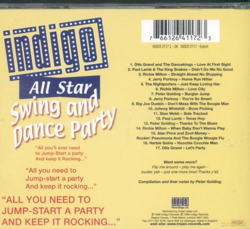Indigo All Star Swing And Dance Party [CD]