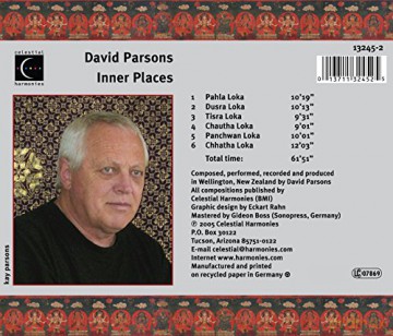 David Parsons: Inner Places [CD]