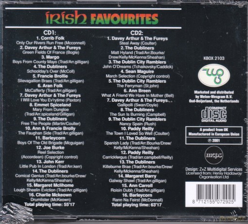 Irish Favourites [2CD]